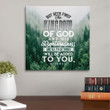Bible verse wall art: Matthew 6:33 But seek first the kingdom of God canvas print
