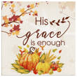 His grace is enough canvas wall art
