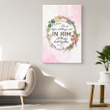He is before all things Colossians 1:17 canvas wall art