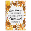 Give thanks in all circumstances 1 Thessalonians 5:18 canvas wall art