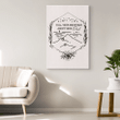 Tell your mountain about your God canvas wall art