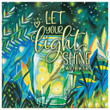 Let your light shine Matthew 5:16 Bible verse wall art canvas