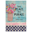 Seek peace and pursue it Psalm 34:14 canvas wall art