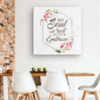 My soul will rest in your embrace canvas wall art