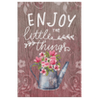 Enjoy the little things canvas wall art