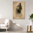 Jesus Christ Hugging Child and a Prayer Quote Canvas Print - Jesus Wall Art