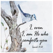 I, even I, am he who comforts you Isaiah 51:12 Scripture canvas wall art