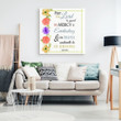 Psalm 100:5 the Lord is good his mercy is everlasting canvas | Christian wall art