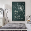 Accept what is let go of what was have faith Christian canvas wall art
