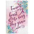 Tune my heart to sing thy grace Hymn lyrics wall art canvas