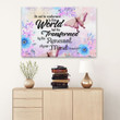 Bible verse wall art: Romans 12:2 Do not be conformed to this world canvas print