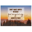 Don't make moves without praying about it first canvas wall art