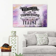 Psalm 100:4 Enter His gates with thanksgiving Scripture wall art canvas