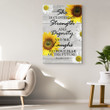She is Clothed in Strength and Dignity Proverbs 31:25 Wall Art Canvas