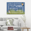 Psalm 105:4 look to the lord and his strength Scripture wall art canvas