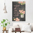 Scripture wall art: Psalm 145:18 The Lord is near to all who call on him canvas print