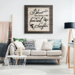 Bless this home with love and laughter Christian wall art canvas print