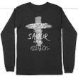 Jesus is my savior not my religion long sleeve t-shirt | Christian apparel - Gossvibes