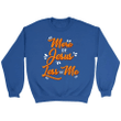More of Jesus less of me Christian sweatshirt | Jesus sweatshirts - Gossvibes
