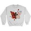 Fall for Jesus he never leaves faith cross Christian sweatshirt - Gossvibes