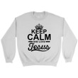 Keep Calm and Love Jesus sweatshirt - Christian sweatshirts - Gossvibes