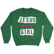Jesus girl Christian sweatshirt - Christian apparel - Gossvibes
