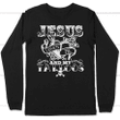 Jesus loves me and my tattoos long sleeve t-shirt | christian apparel - Gossvibes