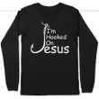 I'm hooked on Jesus long sleeve t shirt - christian apparel - Gossvibes