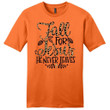 Fall for Jesus he never leaves leopard men's Christian t-shirt - Autumn Thanksgiving gifts - Gossvibes