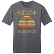 Jesus saved my life mens Christian t-shirt - Gossvibes