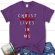 Christ lives in me women's Christian t-shirt - Gossvibes