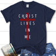 Christ lives in me women's Christian t-shirt - Gossvibes