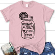 Raised on sweet tea and Jesus t-shirt - womens Christian t-shirt - Gossvibes