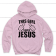 This girl loves Jesus Christian hoodie | Christian apparel - Gossvibes