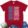 Pray like Nehemiah Live like Jesus womens christian t-shirt - Gossvibes