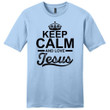 Keep Calm and Love Jesus mens Christian t-shirt - Gossvibes