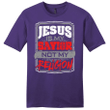 Jesus is my savior not my religion mens Christian t-shirt - Gossvibes