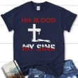 His blood my sins women's christian t-shirt - Gossvibes
