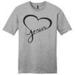 Jesus in my heart mens Christian t-shirt - Gossvibes