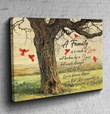 Spread Store Cardinal Canvas A family is a circle of love - Sympathy Gifts - Spreadstore