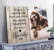 Personalized Pet Loss Canvas | Remembering Wall Art | If love could have kept you here - Personalized Sympathy Gifts - Spreadstore