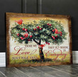 Spread Store Remembrance Canvas Print Cardinal Those We Love Don't Walk Away - Sympathy Gifts - Spreadstore