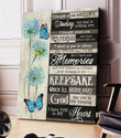 Spread Store Flower & Butterfly Memorial Canvas I Thought Of You Today - Personalized Sympathy Gifts - Spreadstore