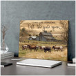 Ohcanvas Live Like Someone Left The Gate Open Highland Cattle Herd Canvas Wall Art Decor