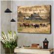 Ohcanvas Live Like Someone Left The Gate Open Highland Cattle Herd Canvas Wall Art Decor