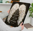 He Will Cover You With His Feathers Angel Wings Canvas Bible Verse Wall Art - Personalized Sympathy Gifts - Spreadstore