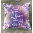 Build your hopes on things eternal Christian pillow - Christian pillow, Jesus pillow, Bible Pillow - Spreadstore