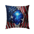 Jesus lion American flag of Faith Christian pillow - Christian pillow, Jesus pillow, Bible Pillow - Spreadstore