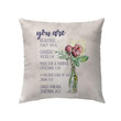 You are who God says you are Bible verse throw pillow - Christian pillow, Jesus pillow, Bible Pillow - Spreadstore