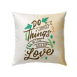 Do small things with great love Christian pillow - Christian pillow, Jesus pillow, Bible Pillow - Spreadstore